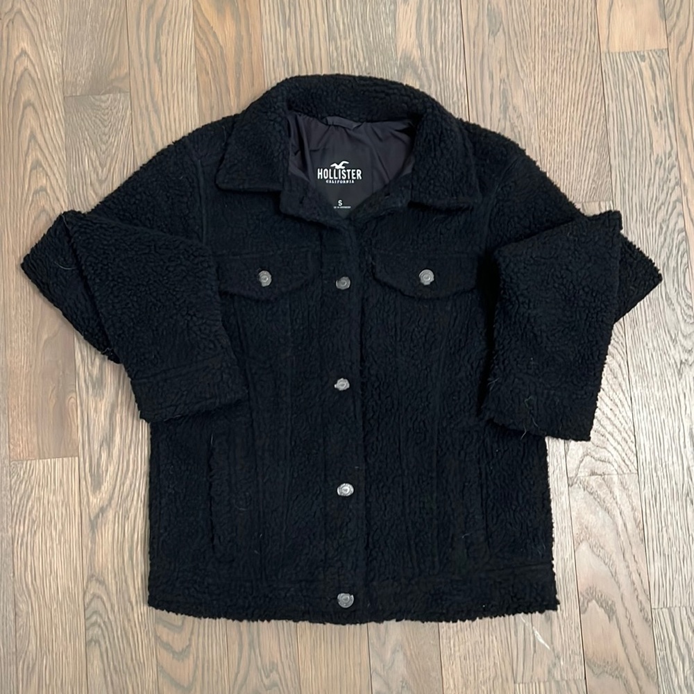 Hollister Teddy Button Up Jacket